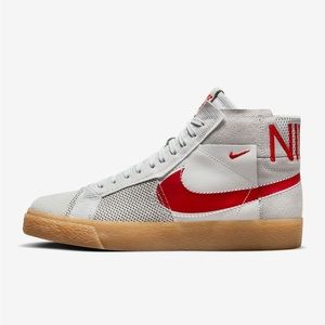 Nike SB Zoom Blazer Mid Premium - RED - worn twice high tops